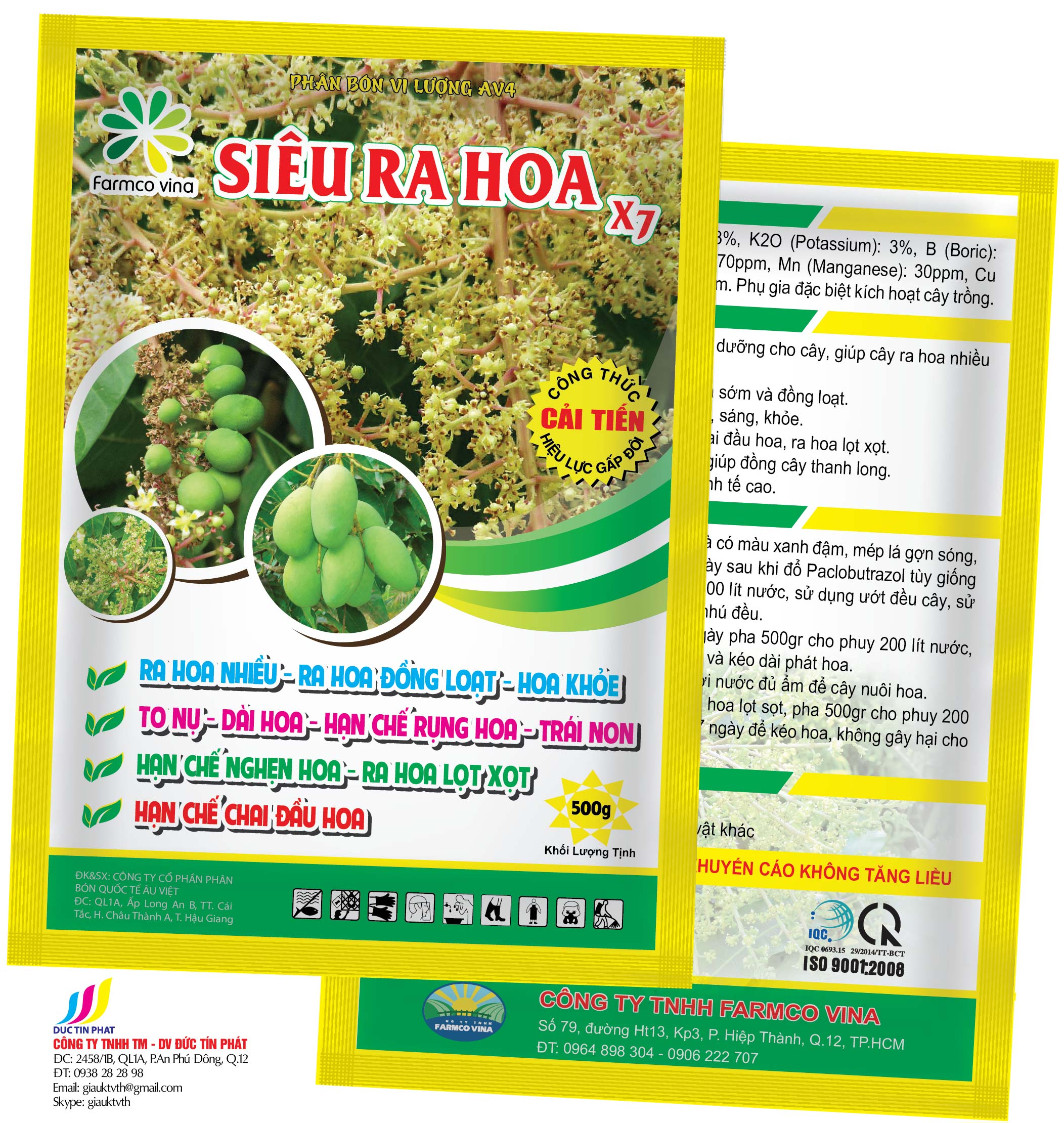 Siêu Ra Hoa Túi 500gr